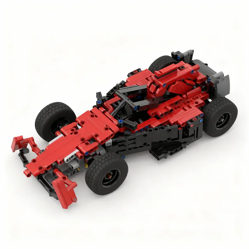 625 peças MOC Fórmula E Modelo Técnico Alternativo Blocos de Montar Arquitetura Presentes de Natal Brinquedos Ideia Educacional para Crianças