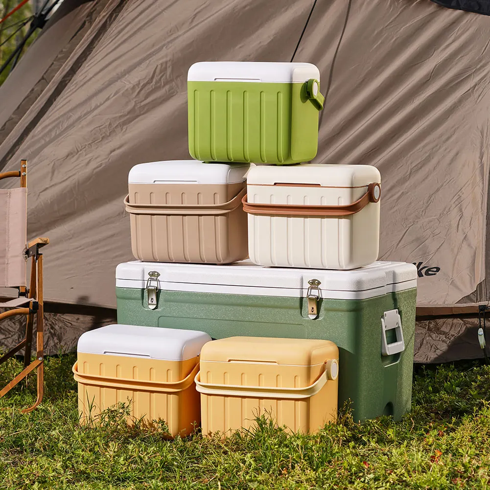 6L صندوق تبريد التخييم متعدد الأغراض المحمولة دلو الثلج في الهواء الطلق الصلب برودة للتخييم نزهة الشاطئ شرب المشروبات الصيد #2