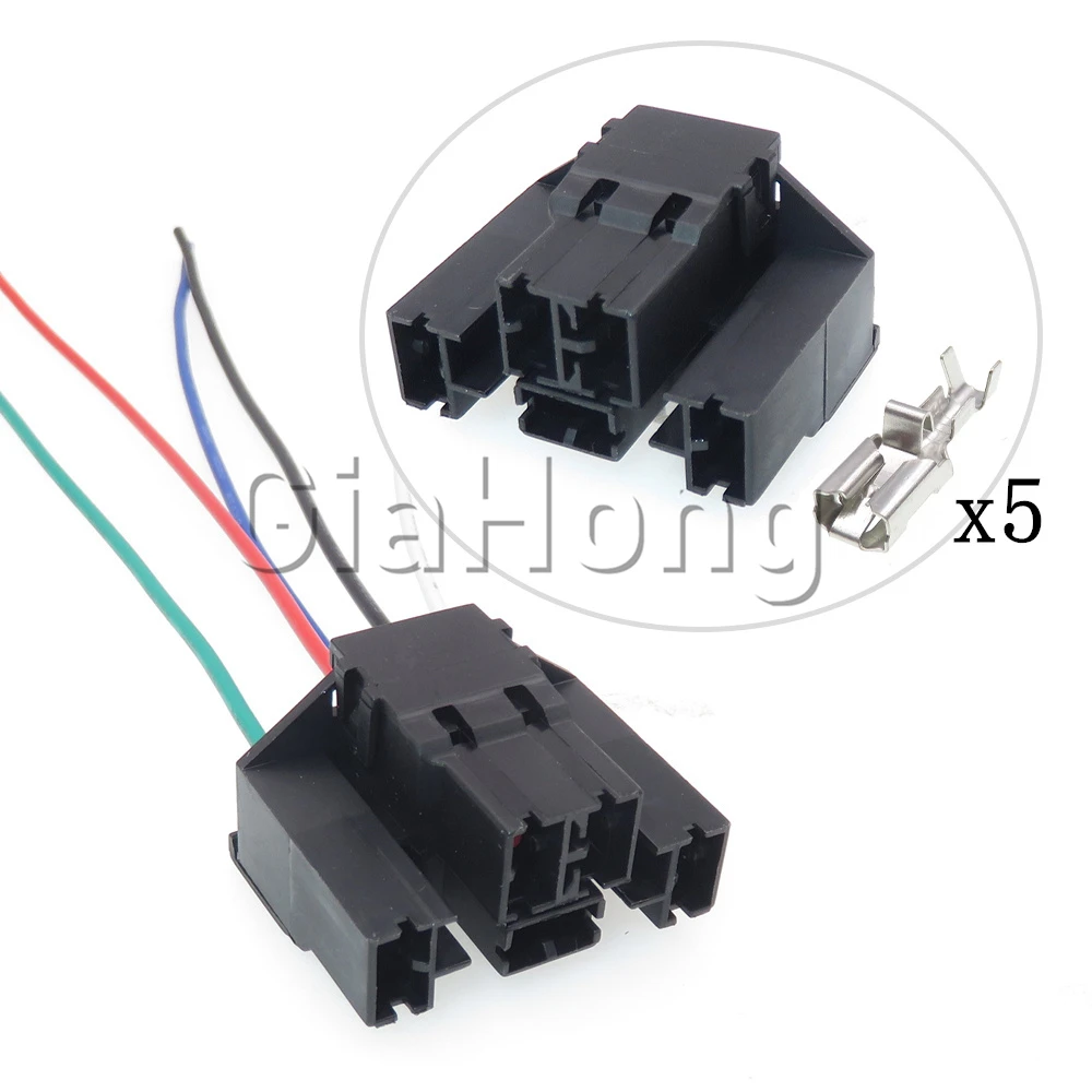 

1 Set 5 Ways 443972995 Car High Current Wire Socket 928720-1 AC Assembly Auto Electric Wiring Plugs Electrical Connectors