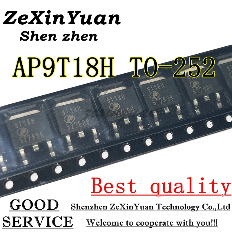 MOSFET-AP9T18H AP9T18 9t18h38A TO-252 ، 10 قطعة