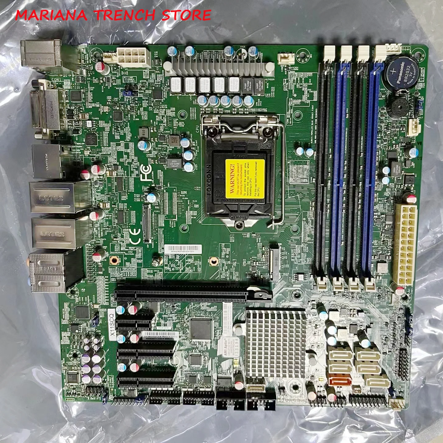 

X11SCQ for Supermicro uATX Motherboard Q370 LGA1151 8th/9th Gen. Core i9 i7 i5 i3 DDR4 M.2 SATA3 (6 Gbps)