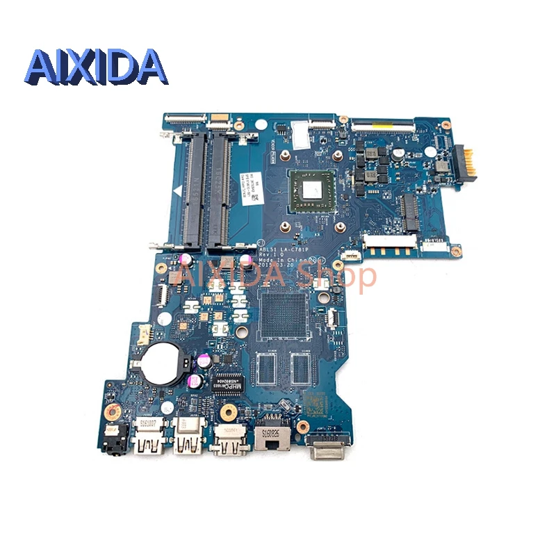 AIXIDA ABL51 LA-C781P 818073 -601 814610 -001 814610 -601 для HP PAVILLION 15-AF 255 G4, материнская плата ноутбука EM2500, основная плата процессора