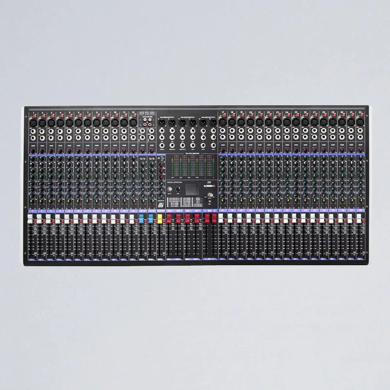 

HUAIN Studio Pro 32 Channel Mixing Console Analog Audio Mixer With 18 Digital Effect