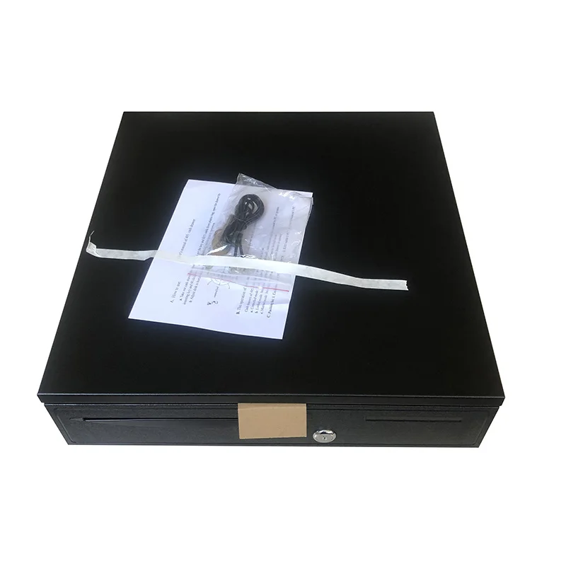 Locking Cash Box with Lock Money Box with Cash Tray Lock Safe Box with Key Money Saving