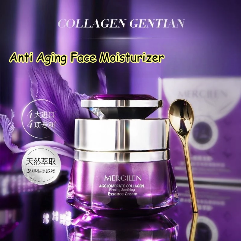 Anti Aging Face Moisturizer with Collagen – MENGXILAN Hydro Repair Cream Reduces Fine Lines & Wrinkles Look, Nourishing Lifting