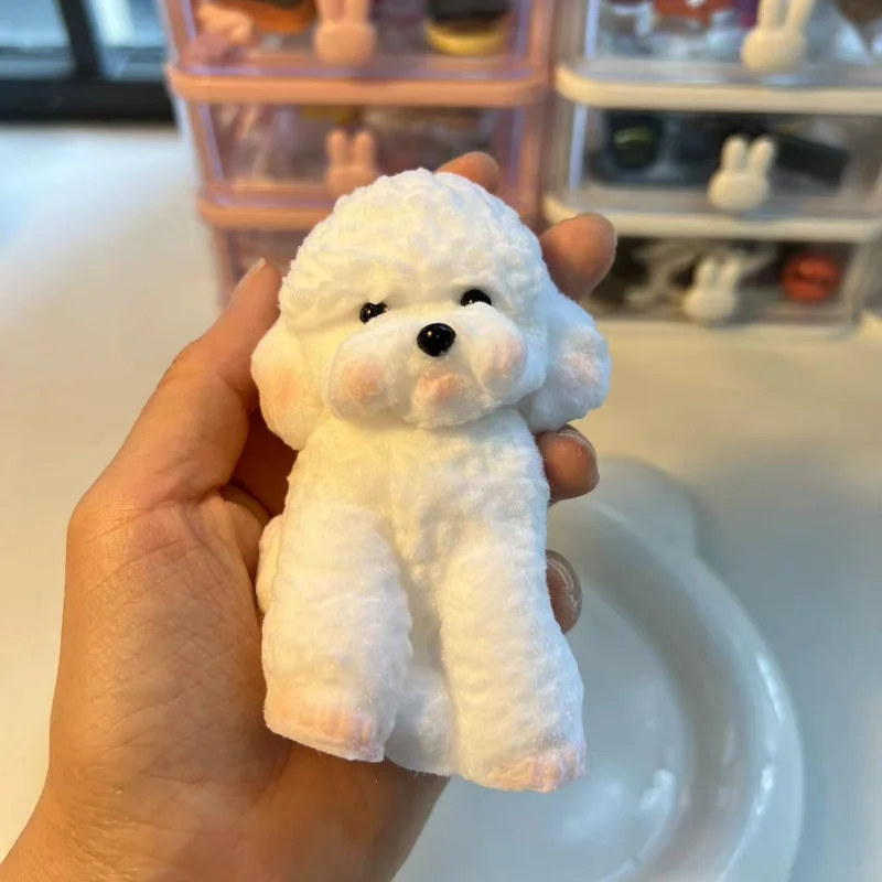 Handmade Silicone Squishy Poodle Puppy