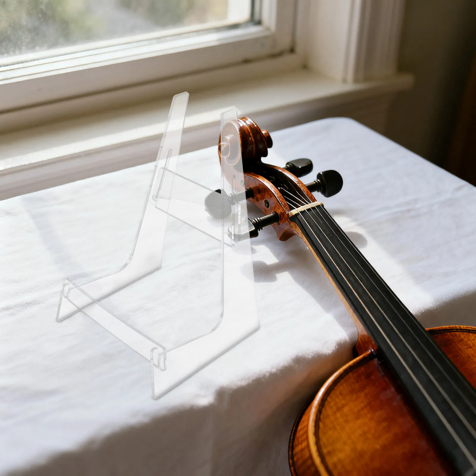 

Прозрачная акриловая напольная подставка для гитары, съемный держатель для укулеле, бас-гитары, скрипки, электрогитары, акустических инструментов, стойка для демонстрации, для музыкальной студии