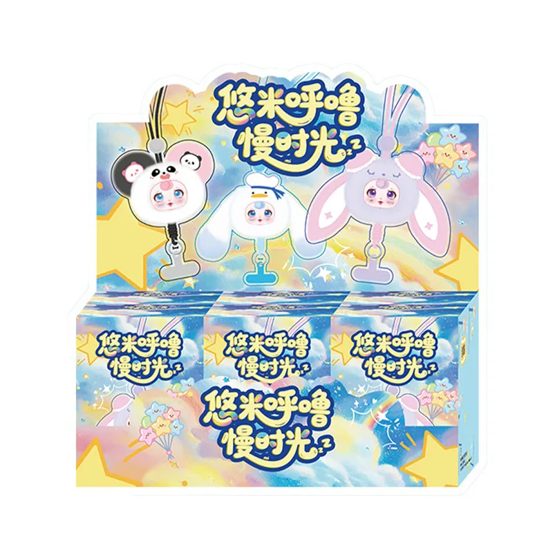 

Новая милая анимированная глухая коробка Юми, медленное время, плюшевая кукла, ремешок для телефона для девочек, подарок