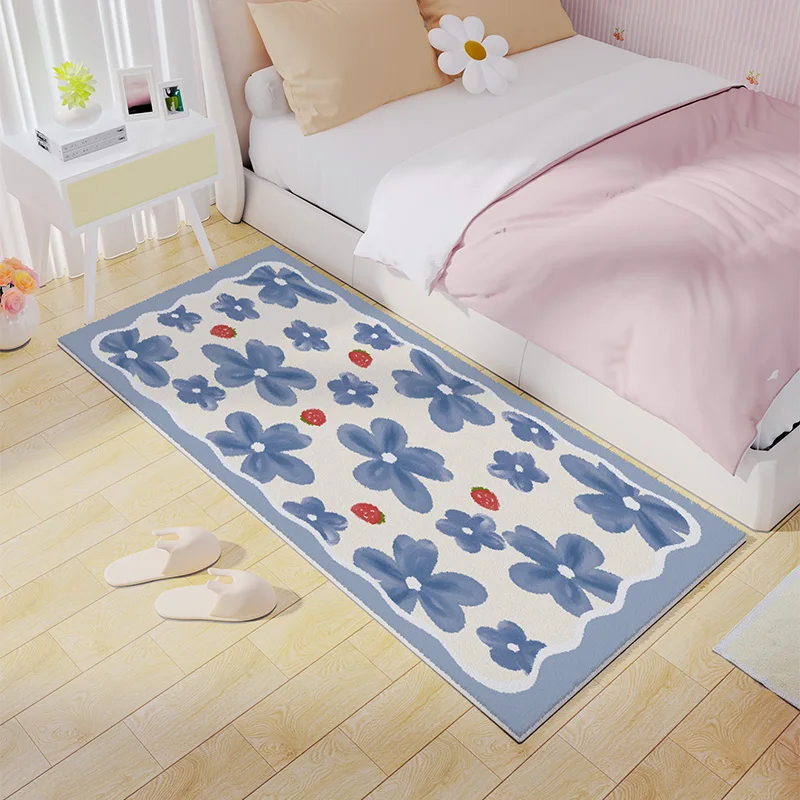

VIKAMA Summer Girl Ins Style Bedroom Carpet, Sofa, Floor Mat, Dopamine Furniture Decoration