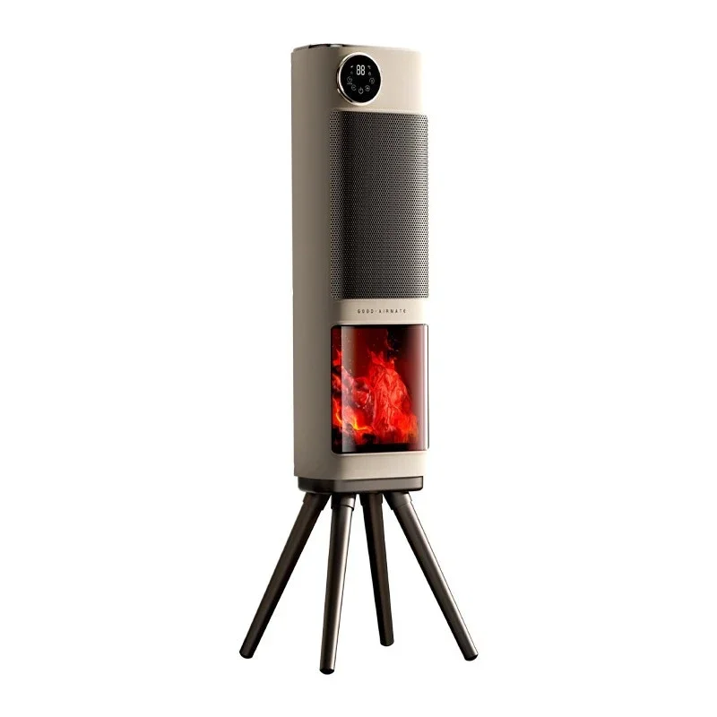 Simulation fireplace, fire heater, household voice remote control vertical heater