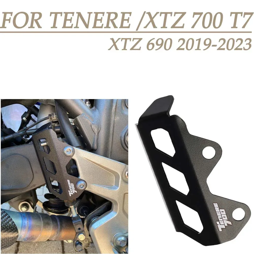 Para yamaha tenere 700 t7 t 7 xtz 700 690 2023 2022 2019 capa da alavanca de mudança de engrenagem freio traseiro cilindro mestre guarda peças da motocicleta