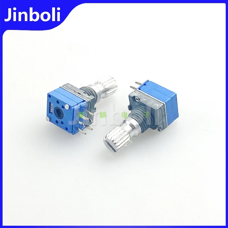 2PCS 09 Type 6Pins Double B20K 40 Point Step Headphone Amplifier Speaker High And Low Volume Precision Potentiometer