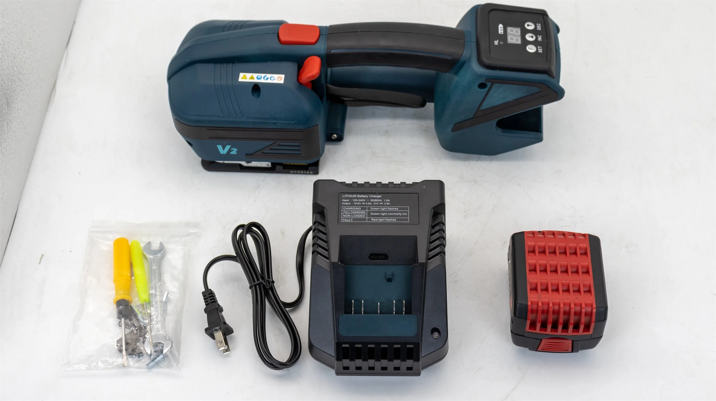 ZC1-Portable Handheld Battery Powered Wrapping Machine Tools V2 Electric Binding Machine