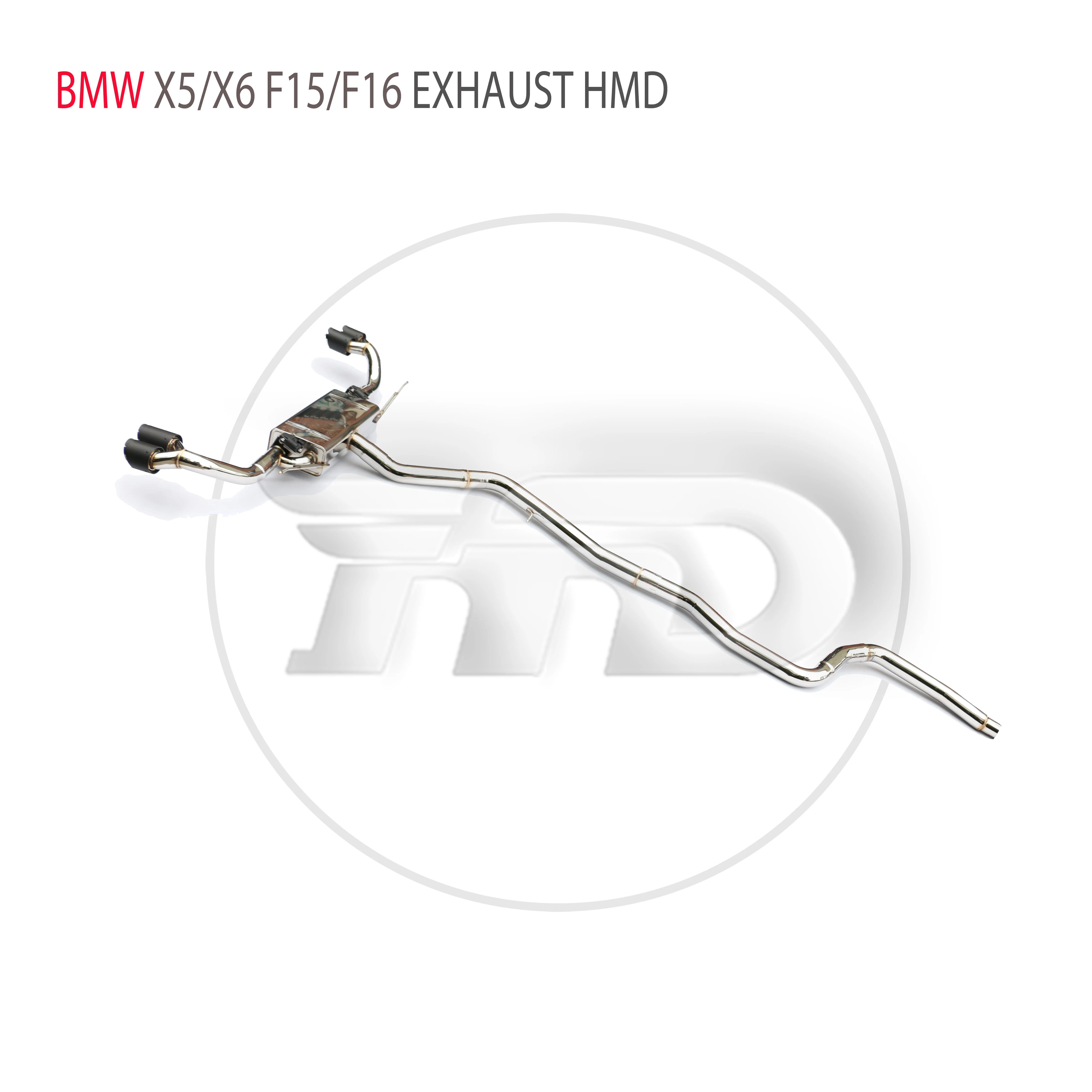 

HMD Stainless Steel Exhaust System Catback Is Suitable For BMW X5 X6 F15 F16 2.0T 2014-2019 Auto Modification Electronic Valve