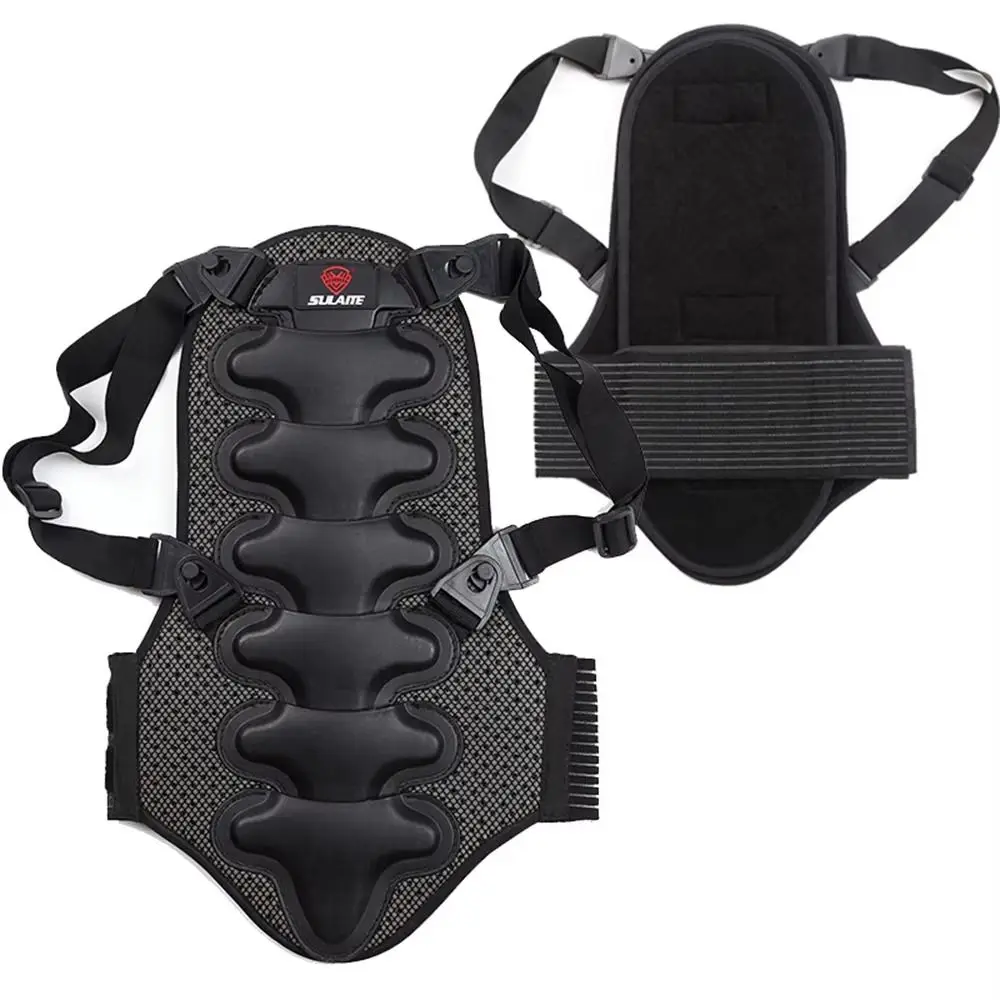 Protecting The Spine Motorcycle Back Protector Chest Protection Thick EVA Skiing Back Protector Detachable Cushion