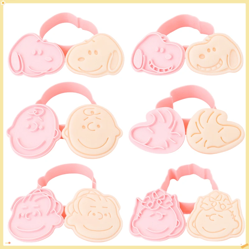 

Kawaii Snoopy формочки для печенья мультяшные пластиковые 3D прессованные формы для печенья штамп кухонная форма для выпечки кондитерских изделий инструменты аксессуары