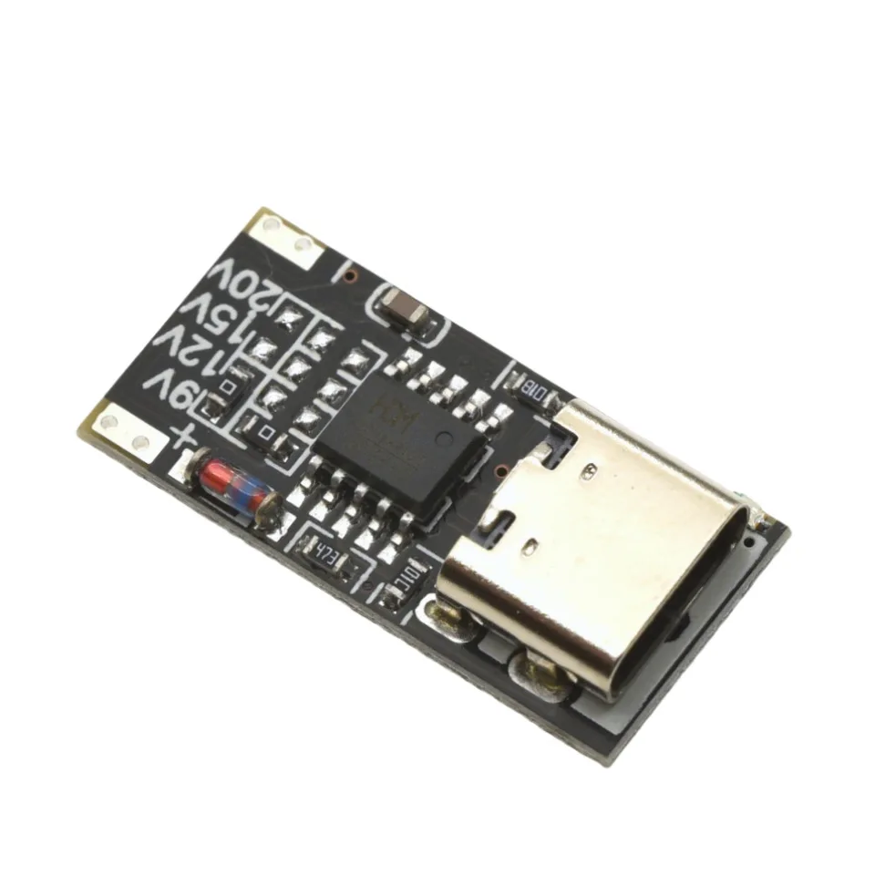 Typ-C PD QC Schnelllade-Auslöser-Modul 5A USB-C DC 9V 12V 15V 20V Spannungserhöhungsmodule für Router und Modem – Detail 3