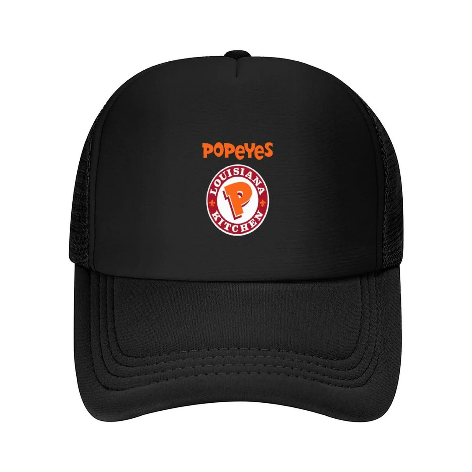 

Popeyes Louisiana Kitchen classic logos73 Baseball Cap Hat men fun hats Trucker Cap black Male Women's