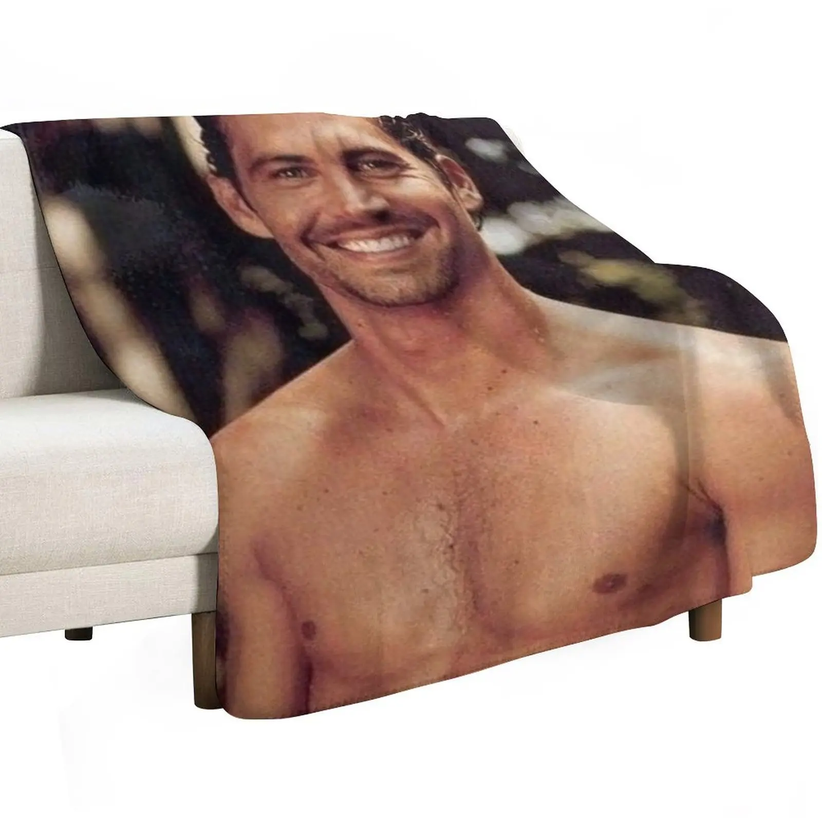 paul walker Throw Blanket Decorative Sofas for sofa Luxury Brand Luxury Designer Thin Decorative Sofa Blankets