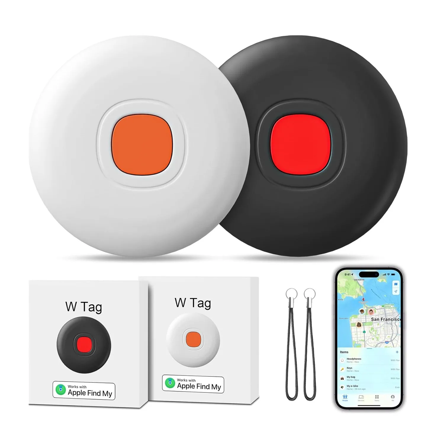 

Air Tag GPS Tracker Bluetooth Smart Tag For IOS Find My APP Anti Lost Reminder Device MFI Rated Locator Car Key Pet Kids Finder