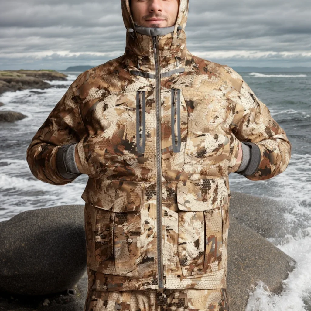 Veste Aérolite du Nord Isolée de Haute Qualité, Costume CamSolomon, Pêche en Hiver, html au Canard, Marais, Extérieur