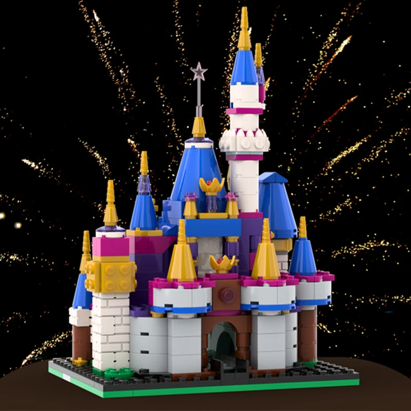 

414PCS MOC Medieval Castle Cartoon Sleeping Beauty Model Building Block DIY Creative Assembly Brick Display Gift Collectible