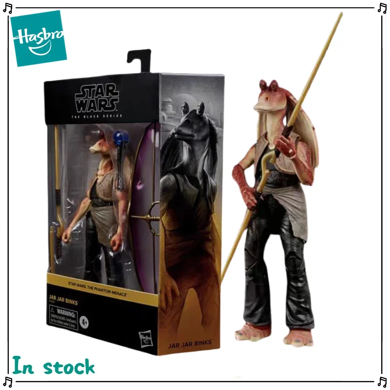 Figura de Anime Original de Hasbro STAR WARS, Jar Jar Binks, Modelo de Juguete Coleccionable