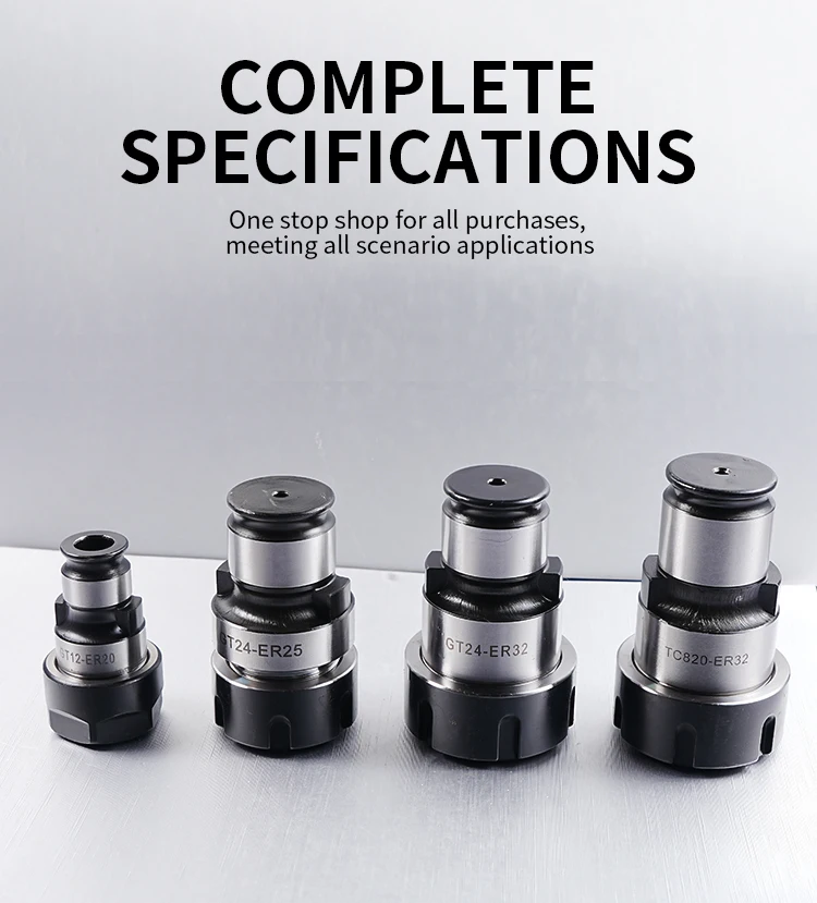 TC820 GT12 GT24 Schnellwechselbohrmaschine für Gewindeschneidmaschine ER20 ER32 Gewindeschneidfutter Bohrer Gewindeschneidmaschine für Präzisionsbohren – Detail 7