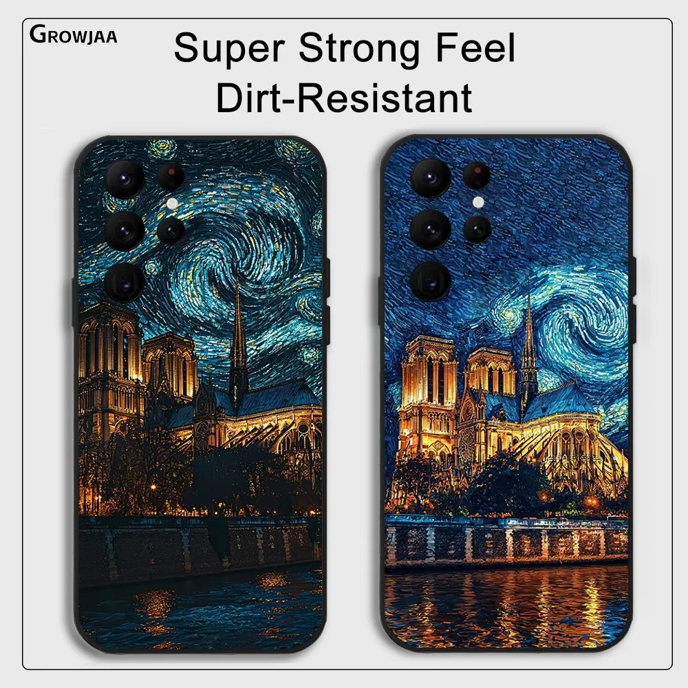 Notre Dame Of The Stars Phone Case for Samsung Galaxy S24 Ultra S22 S23 Ultra S21 S20 5G Protective Silicone TPU Funda