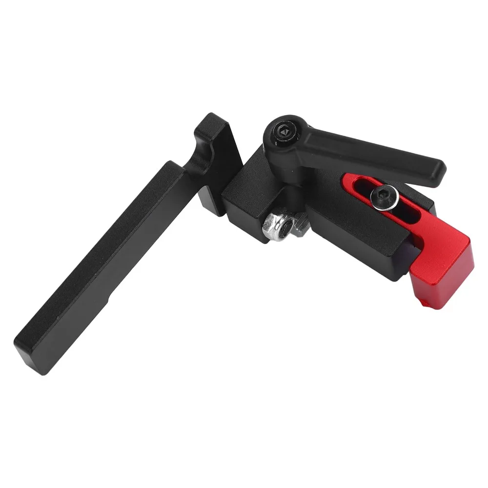 Aluminum Alloy Miter Track Stop 75 Type Secure Design Aluminum Track Stop Sliding Connector Precision Machined T Track Flip Stop