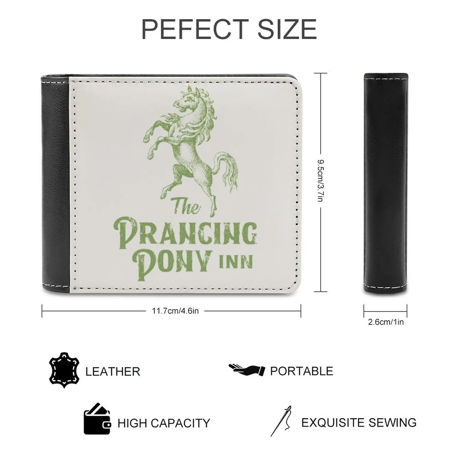 نصف الحياة شعار لامدا أبيض وأسود الجرونج الصدأ محفظة جلدية محفظة رجالية لتقوم بها بنفسك محفظة شخصية هدية عيد الأب نصف #2