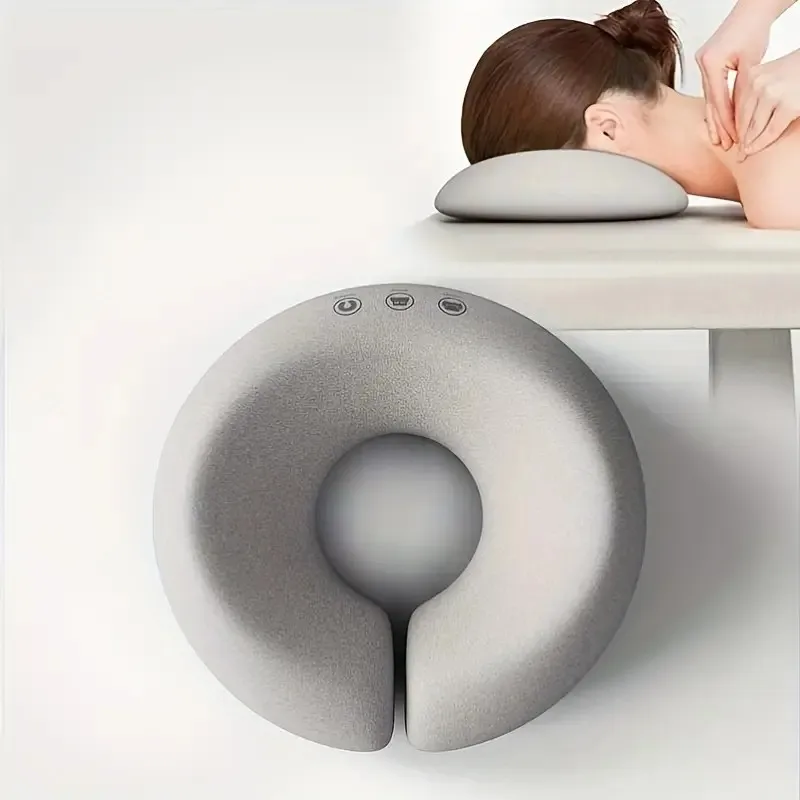 Memory Foam Face Down Massage Pillow U Shaped Spa Bed Headrest Cushion With Hole For Beauty Salon Massage Table