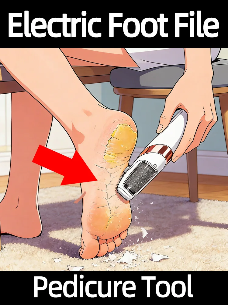

2026 Spring Sale Electric Foot Care Tool Portable Heel Callus Remover for Smooth Soft Feet.
