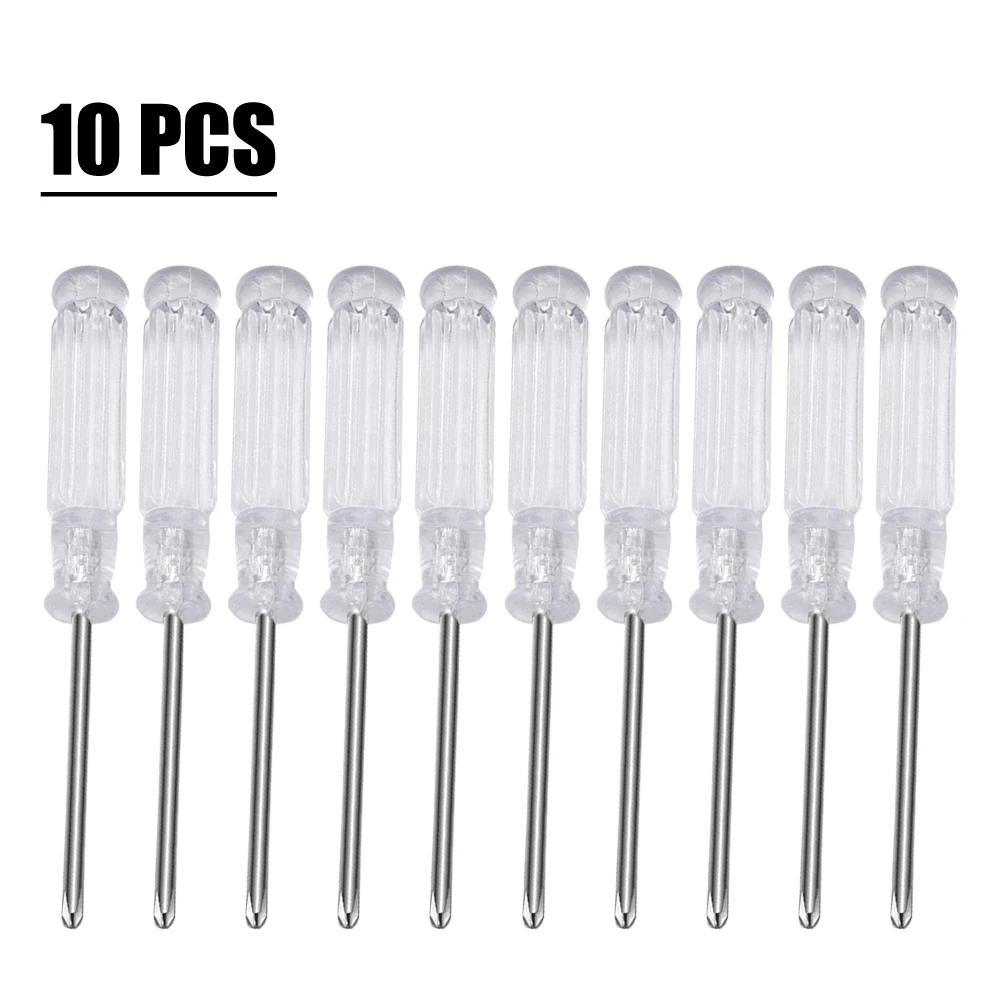 

10Pcs Cross Slotted Screwdriver 95mm/3.74Inch Disassemble Furniture Toys Repair Hand Tool Slotted Cross Screwdrivers