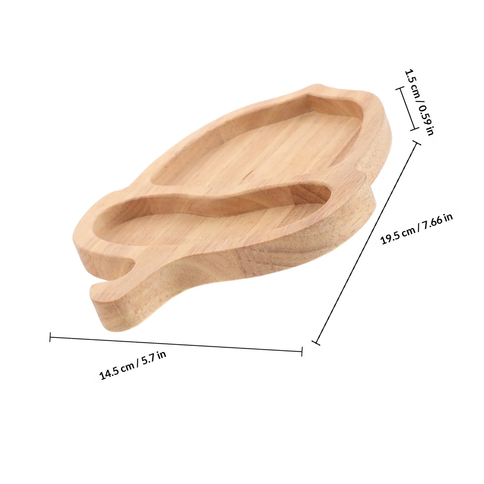 Wooden Acorn Shape Organizer Bathroom Tray Organizer Wood For Tray For Fruits Fall Decor Home Bathtub Natural Snacks