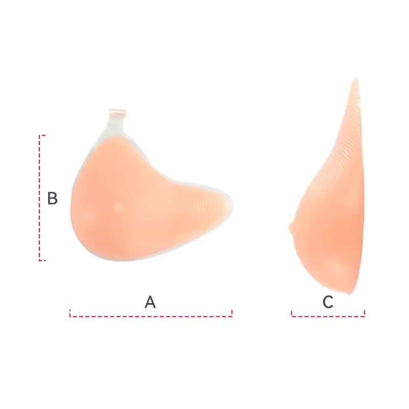 Hook Silicone Breast Prosthetic One side Women Extended Underarm Postoperative Recovery Insert Pads with Ordinary Bra Fake Chest