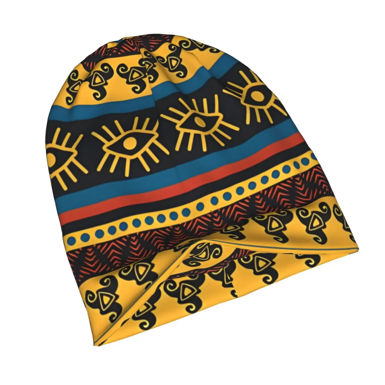 Hat African Ethnic Tribal Thin Caps For Men Women Skullies Beanies Ski Caps Cotton Bonnet Hats