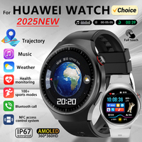 New For HUAWEI GT4Pro NFC Smart Watch Men Watch 4 Pro 360*360 AMOLED Heart Rate Bluetooth Call Waterproof Man Sport Smartwatch