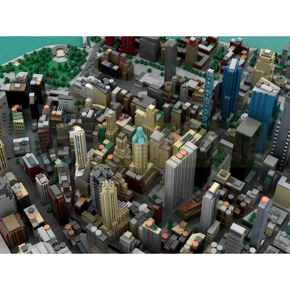 

Gobricks MOC-221106 Финансовый район - Строительные блоки Нью-Йорка