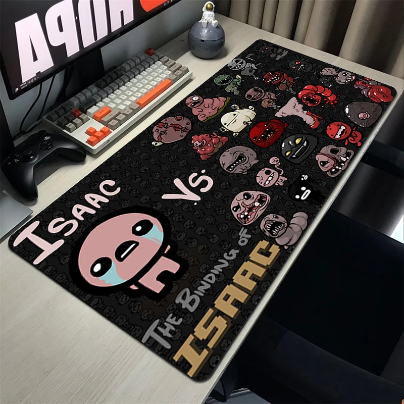 The Binding Of Isaac Mousepad Gamer Gaming Keyboard Pad Computer Accessories Deskmat Mouse Mats Rubber Mat Pc Cabinet Mausepad