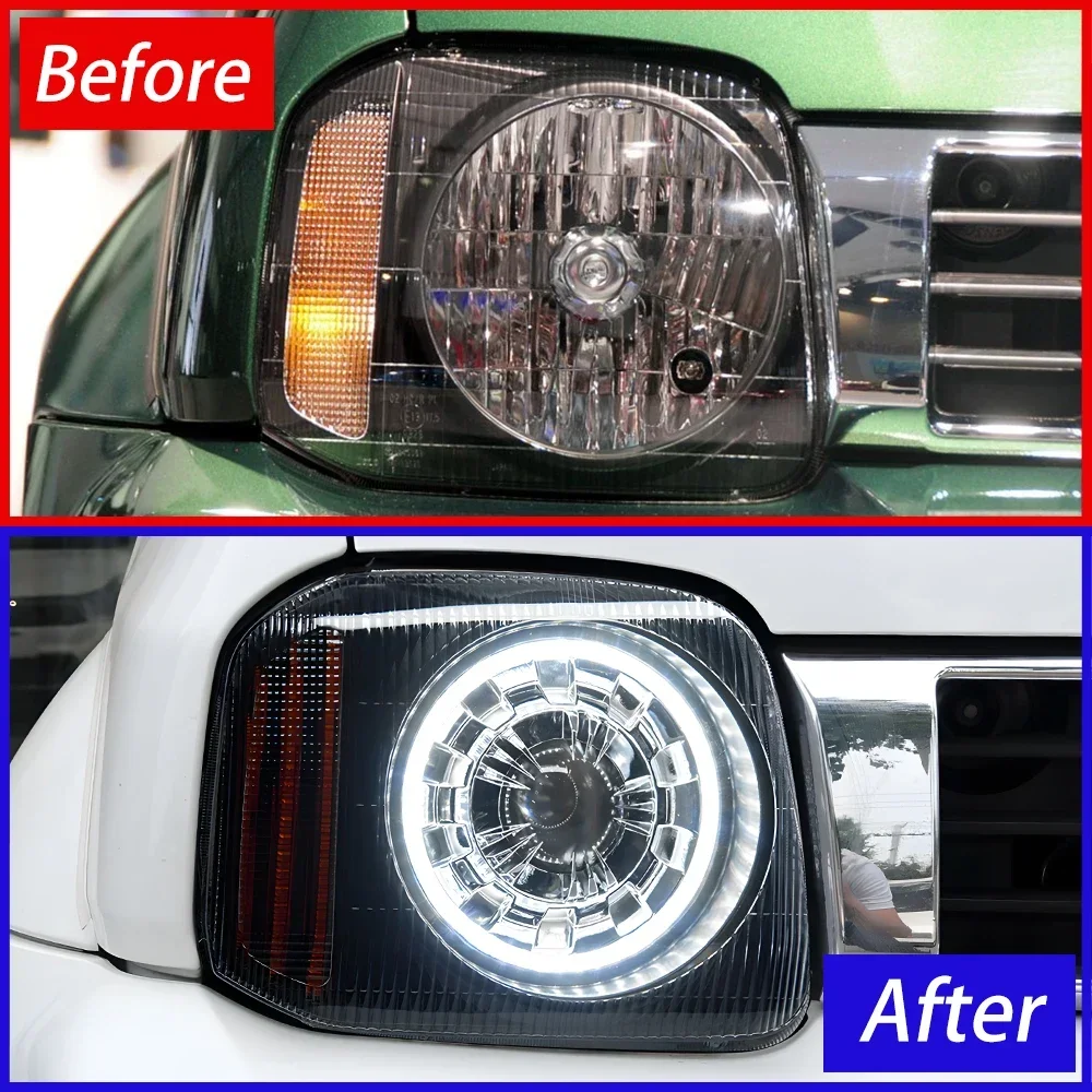 Car Front Lamps For Suzuki Jimny 2007-2015 LED Auto Headlights Assembly Upgrade High Quality Bifocal Projector Lens Accessories