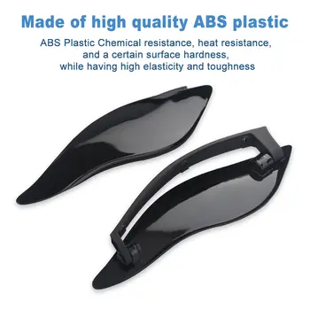 1對蝙蝠翼整流罩側翼導流板或適用於2014-2019年哈雷戴維森Electra Street Glide摩托車的擋風玻璃導流板 8 最佳銷售 蝙蝠翼哈雷戴維森 - №6