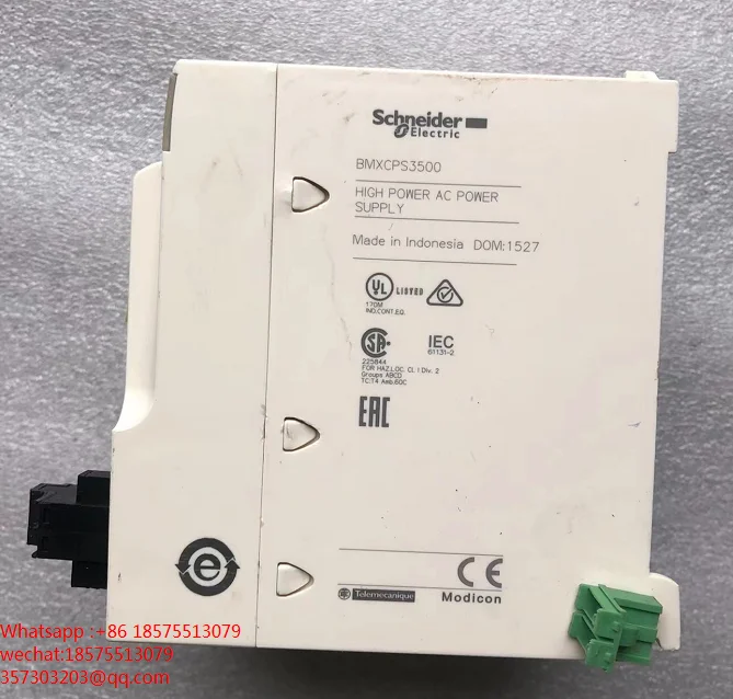 For Schneider PLC Power Supply BMXCPS3500 Original Disassembly Machine, Function Package, Complete Color As Shown In The Figure