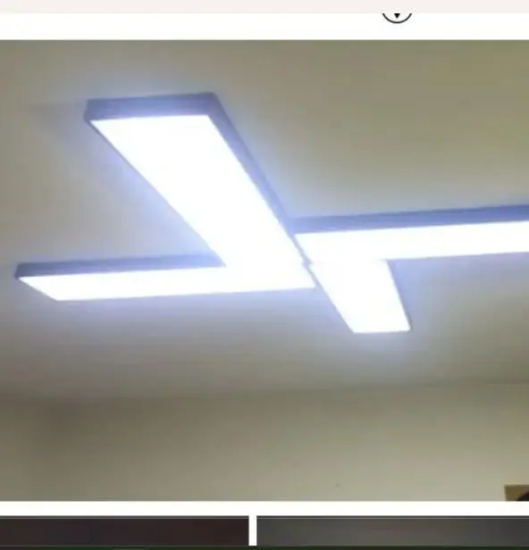 

Modern Ceiling Light Suspension /Surface Mounted Aluminum LED Ceiling Light Hanging Linear Ceiling Lamp for Office Home