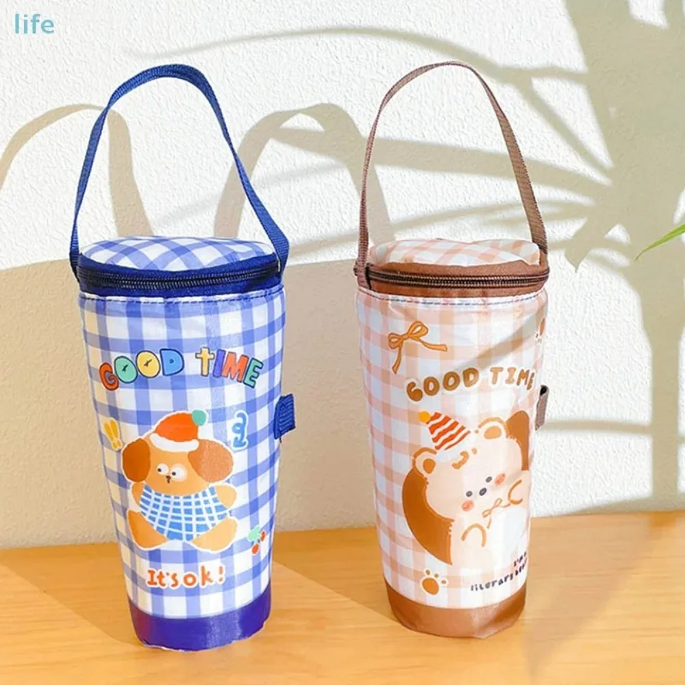 Cloth Milk Tea Tote Bag Carrying Traveling Heat Preservation Bag Eco-friendly Reusable Cup Holder Tumbler Cup Accessories