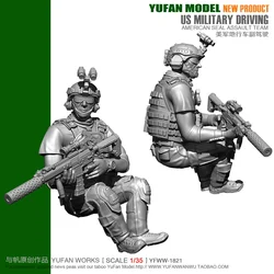 YUFAN MODEL 1/35 Resin Soldier model kits figure colorless and self-assembled YFWW-1821