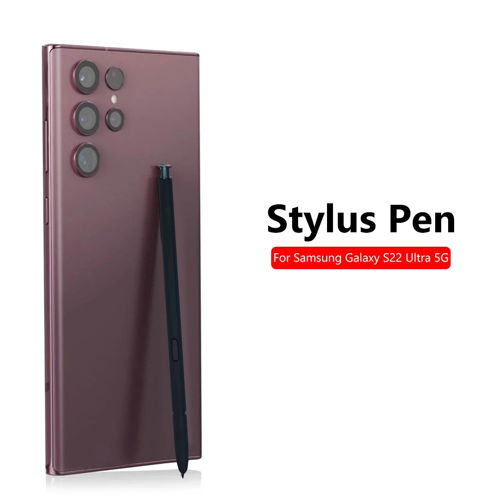 Stylus S Pen Replacement Mobile Phone S Pen No Bluetooth-Compatible Drawing Screen Pencil for Samsung Galaxy S22 Ultra 5G