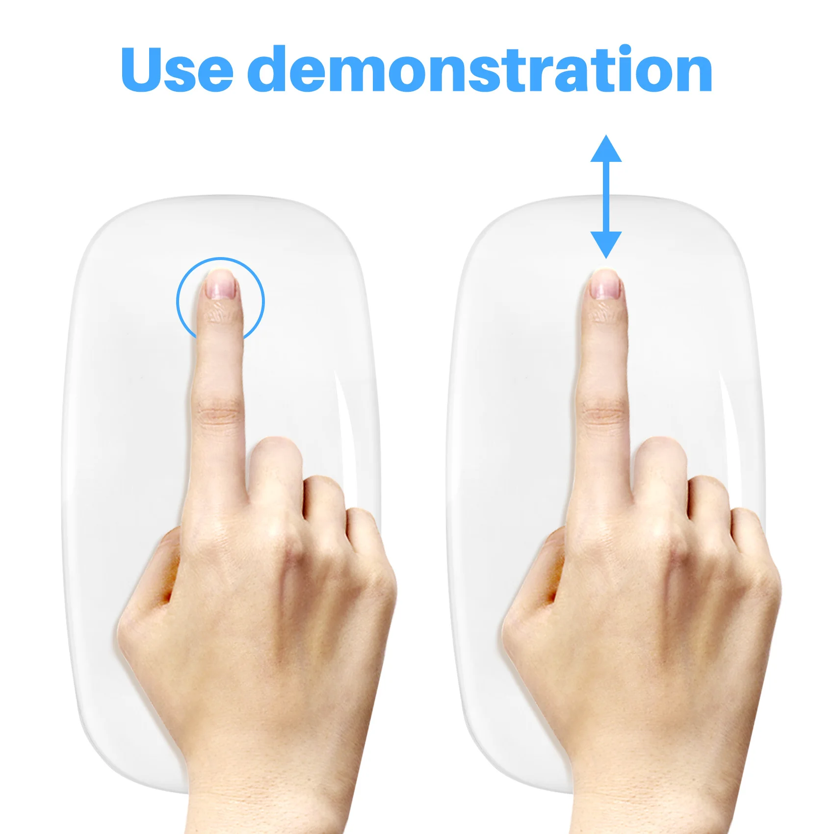 Mouse nirkabel Bluetooth, tetikus komputer senyap ramping ergonomis, Mouse PC untuk Apple Macbook