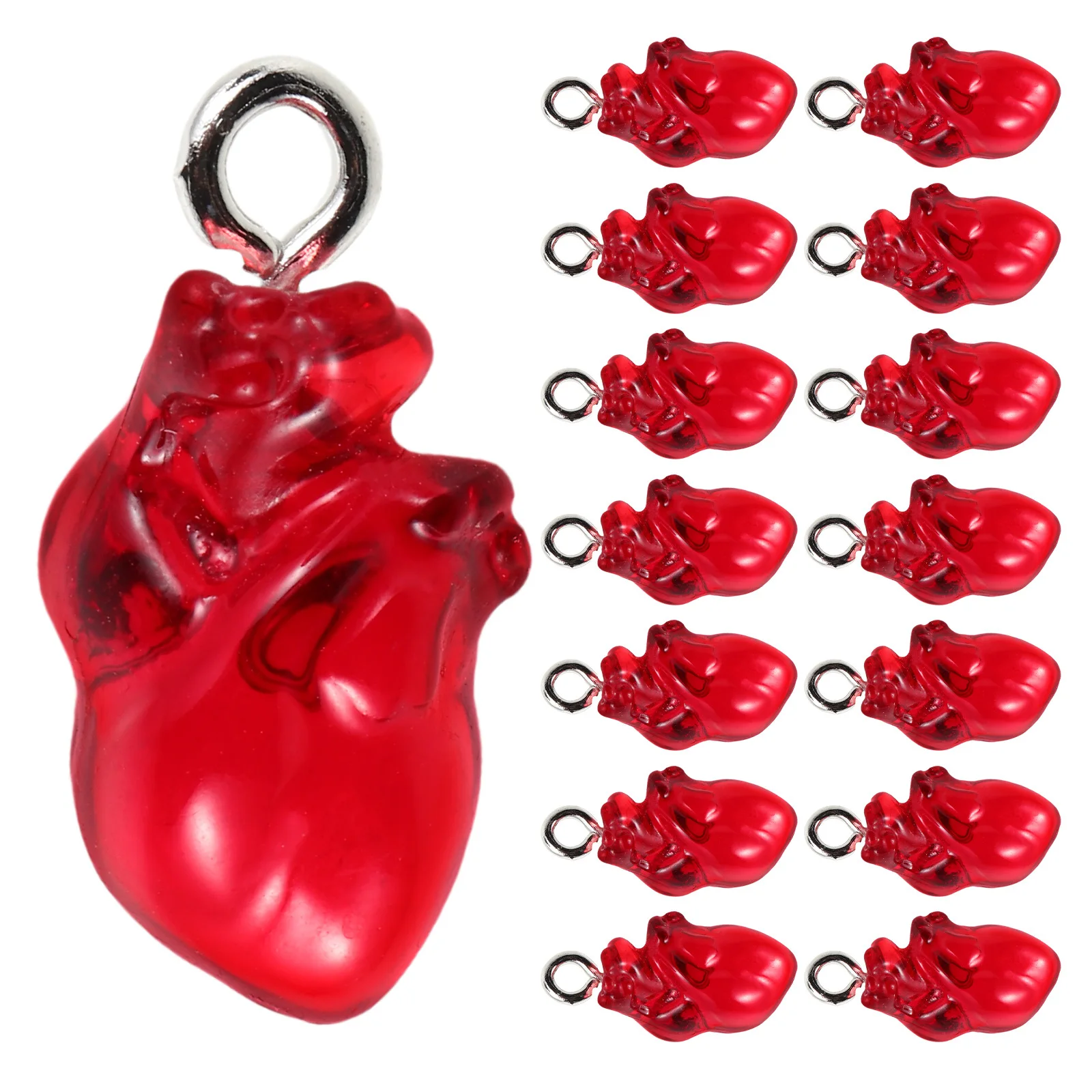 

15 шт. подвески в форме сердца в готическом стиле уникальный дизайн DIY изготовление ювелирных изделий подвески для серег ожерелья Хэллоуин вечерние