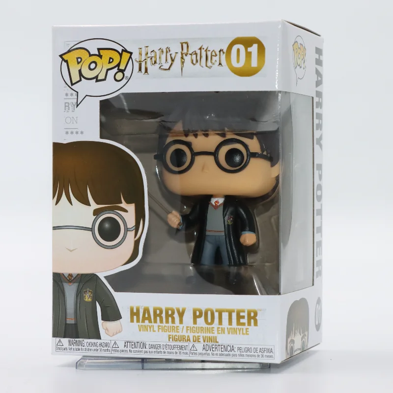 Funko POP Original Harry Potter # 01 Estatuilla coleccionable - Decoración de juguete de moda Regalo de Navidad para niños y niñas Modelo infantil